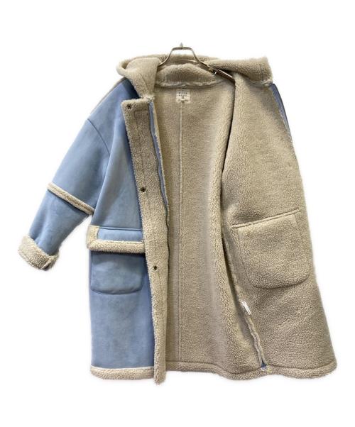 Billabong（ビラボン）Billabong (ビラボン) ムートンコート スカイブルー サイズ:Mの古着・服飾アイテム