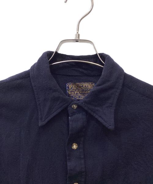 PENDLETON（ペンドルトン）PENDLETON (ペンドルトン) 長袖シャツ ネイビー サイズ:Ｌの古着・服飾アイテム