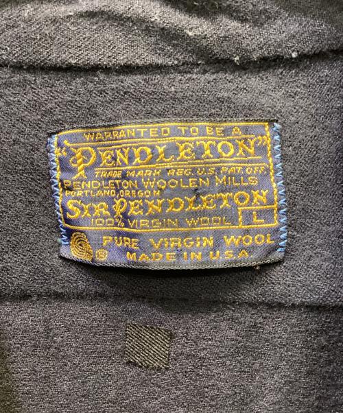 PENDLETON（ペンドルトン）PENDLETON (ペンドルトン) 長袖シャツ ネイビー サイズ:Ｌの古着・服飾アイテム