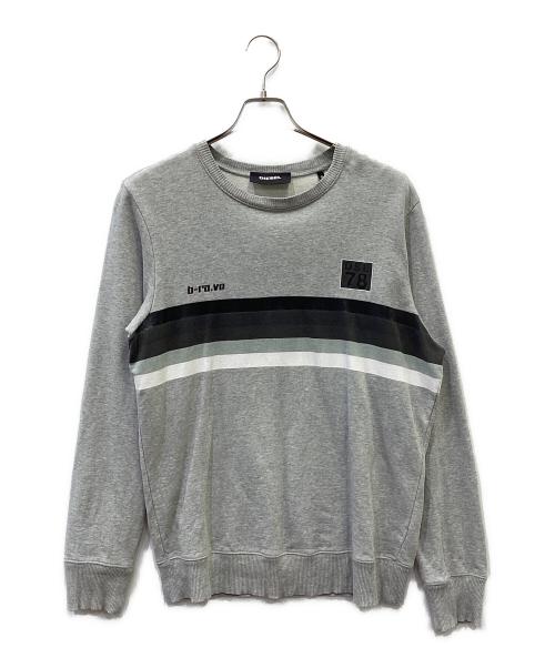 DIESEL（ディーゼル）DIESEL (ディーゼル) スウェット グレー サイズ:Ｓの古着・服飾アイテム