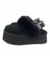 UGG (アグ) プラットフォームサンダル ブラック サイズ:24㎝：12000円