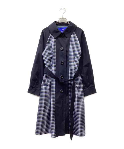 BLUE LABEL CRESTBRIDGE（ブルーレーベルクレストブリッジ）BLUE LABEL CRESTBRIDGE (ブルーレーベルクレストブリッジ) コート ネイビー サイズ:Mの古着・服飾アイテム