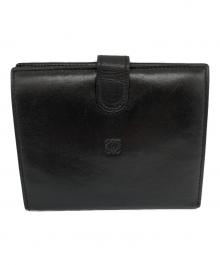 LOEWE（ロエベ）の古着「2つ折り財布」｜ブラック