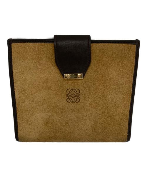 LOEWE（ロエベ）LOEWE (ロエベ) 2つ折り財布 キャメルの古着・服飾アイテム