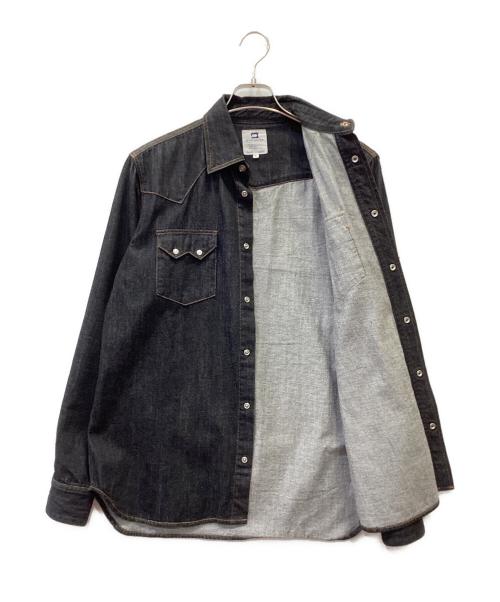 Branch works（ブランチワークス）Branch works (ブランチワークス) ウエスタンデニムシャツ ブラック サイズ:Lの古着・服飾アイテム