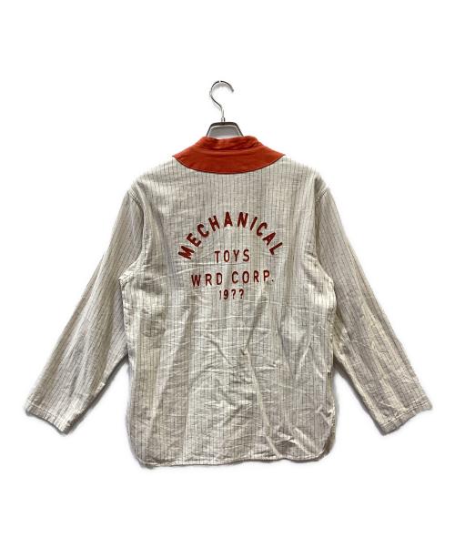 WEIRDO（ウィアード）WEIRDO (ウィアード) ベースボールシャツ ベージュ サイズ:Mの古着・服飾アイテム