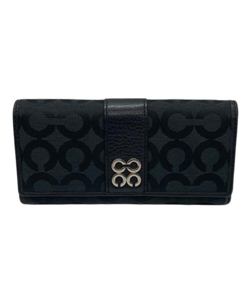 COACH（コーチ）COACH (コーチ) 長財布 ブラックの古着・服飾アイテム