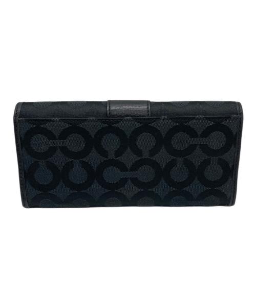 COACH（コーチ）COACH (コーチ) 長財布 ブラックの古着・服飾アイテム