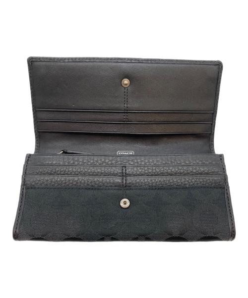 COACH（コーチ）COACH (コーチ) 長財布 ブラックの古着・服飾アイテム