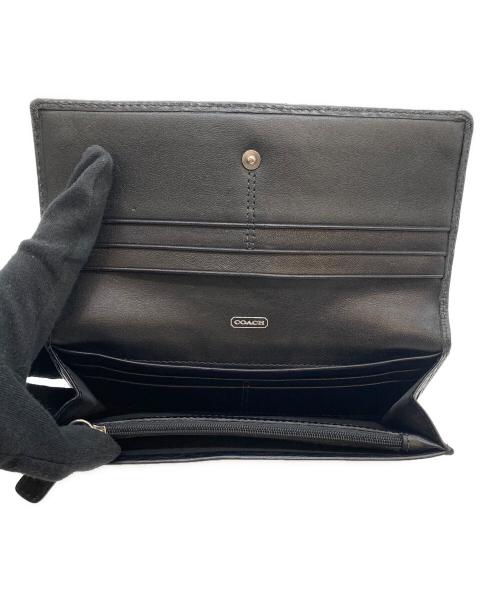 COACH（コーチ）COACH (コーチ) 長財布 ブラックの古着・服飾アイテム