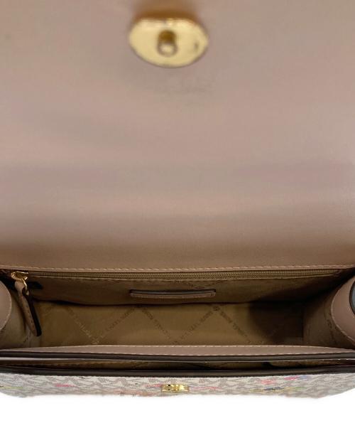 MICHAEL KORS（マイケルコース）MICHAEL KORS (マイケルコース) ショルダーバッグ ベージュ×ピンクの古着・服飾アイテム