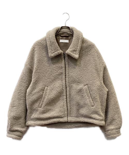 WYM LIDNM（ウィム バイ リドム）WYM LIDNM (ウィム バイ リドム) ボアジャケット ブラウン サイズ:Lの古着・服飾アイテム