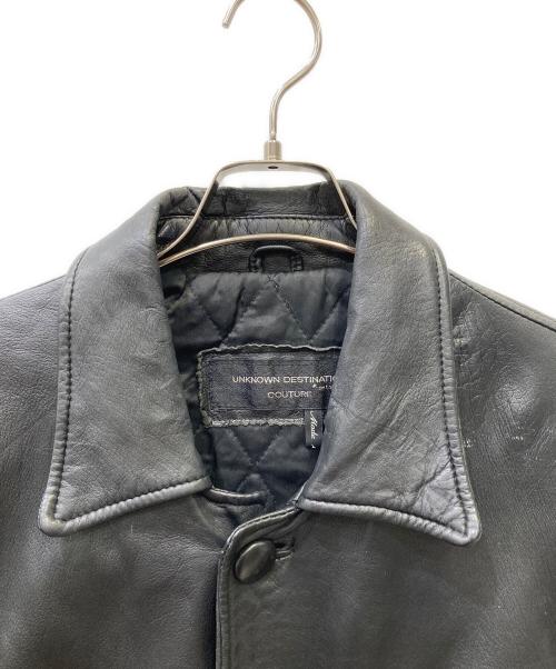 TAKA:Q（タカキュー）TAKA:Q (タカキュー) レザーコート ブラック サイズ:不明の古着・服飾アイテム