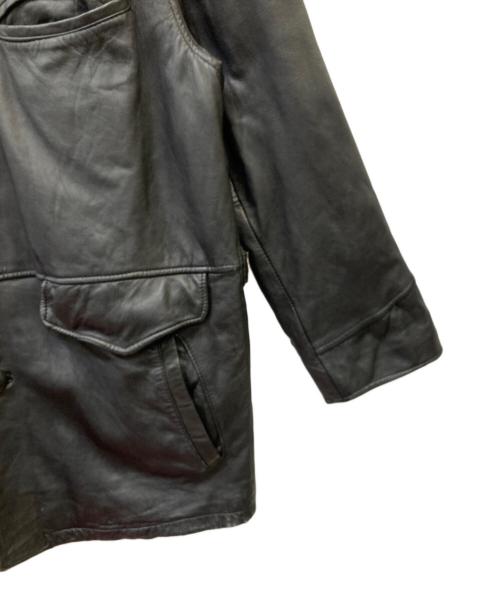 TAKA:Q（タカキュー）TAKA:Q (タカキュー) レザーコート ブラック サイズ:不明の古着・服飾アイテム