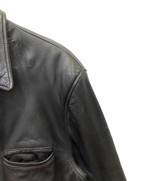 TAKA:Q（タカキュー）TAKA:Q (タカキュー) レザーコート ブラック サイズ:不明の古着・服飾アイテム