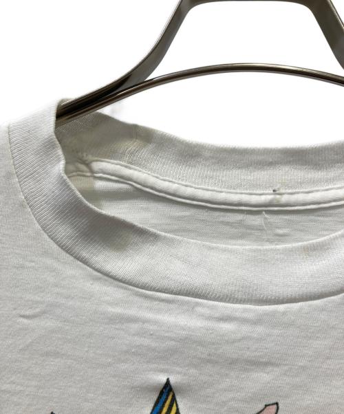 不明（フメイ）不明 (フメイ) Tシャツ ホワイト サイズ:不明の古着・服飾アイテム