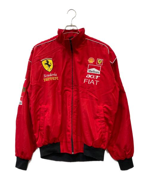 Ferrari（フェラーリ）Ferrari (フェラーリ) レーシングジャケット レッド サイズ:XLの古着・服飾アイテム