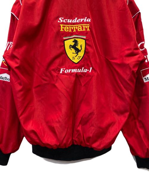 Ferrari（フェラーリ）Ferrari (フェラーリ) レーシングジャケット レッド サイズ:XLの古着・服飾アイテム