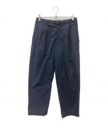 GOLDWIN（ゴールドウイン）の古着「1TUCK EASY TAPERED TROUSERS」｜ネイビー