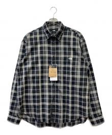 THE NORTH FACE（ザ ノース フェイス）の古着「ロングスリーブフラッシュドライチェックシャツ」｜ブラック