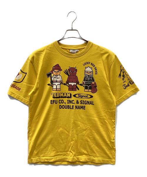 TED COMPANY（テッドカンパニー）TED COMPANY (テッドカンパニー) 半袖カットソー イエロー サイズ:SIZE　42の古着・服飾アイテム