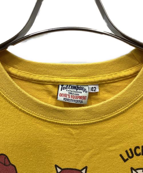 TED COMPANY（テッドカンパニー）TED COMPANY (テッドカンパニー) 半袖カットソー イエロー サイズ:SIZE　42の古着・服飾アイテム