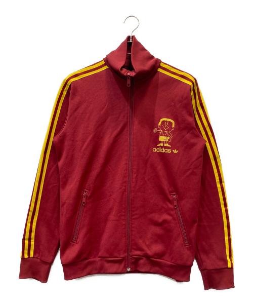 adidas（アディダス）adidas (アディダス) トラックジャケット レッド サイズ:XLの古着・服飾アイテム