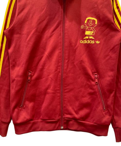 adidas（アディダス）adidas (アディダス) トラックジャケット レッド サイズ:XLの古着・服飾アイテム