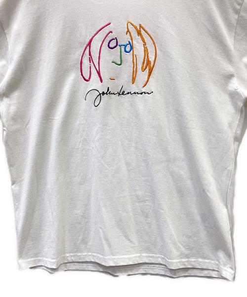 john lennon（ジョン レノン）john lennon (ジョン レノン) 半袖カットソー ホワイト サイズ:Sの古着・服飾アイテム