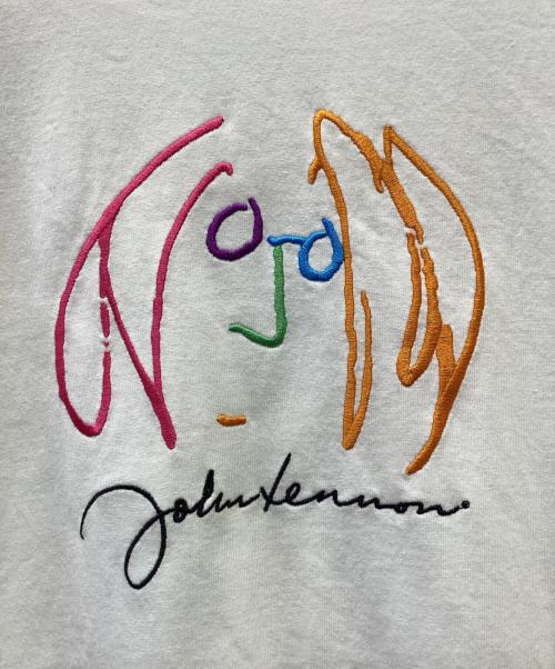 john lennon（ジョン レノン）john lennon (ジョン レノン) 半袖カットソー ホワイト サイズ:Sの古着・服飾アイテム