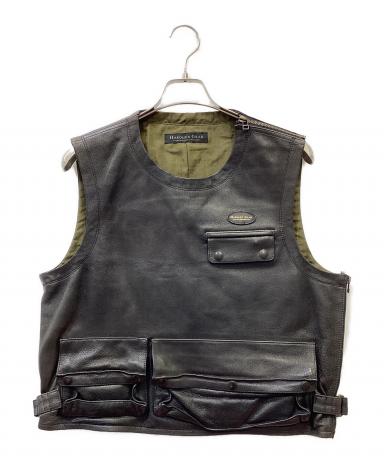 中古・古着通販】HAROLD'S GEAR (ハロルズギア) レザーバイカーベスト