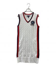 FILA×BROOKS BROTHERS（フィラ×ブルックスブラザーズ）の古着「ノースリーブワンピース」｜ホワイト