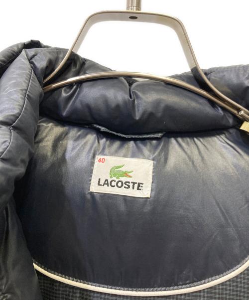 LACOSTE（ラコステ）LACOSTE (ラコステ) ダウンジャケット ネイビー サイズ:40の古着・服飾アイテム