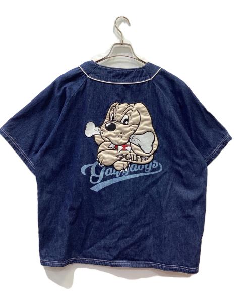 GALFY（ガルフィー）GALFY (ガルフィー) デニムシャツ ネイビー サイズ:XLの古着・服飾アイテム