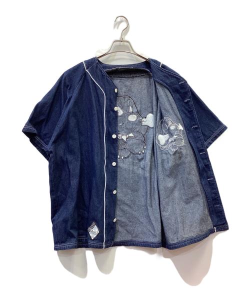 GALFY（ガルフィー）GALFY (ガルフィー) デニムシャツ ネイビー サイズ:XLの古着・服飾アイテム