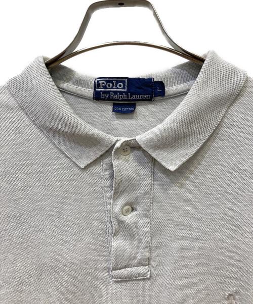 POLO RALPH LAUREN（ポロ・ラルフローレン）POLO RALPH LAUREN (ポロ・ラルフローレン) ポロシャツ ライトグレー サイズ:Lの古着・服飾アイテム