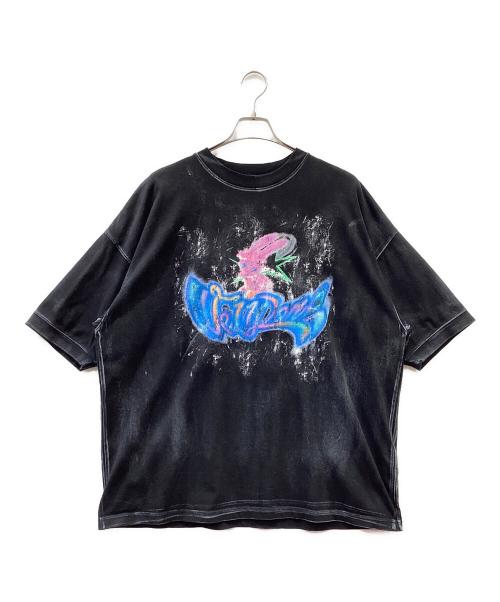 WE11DONE（ウェルダン）WE11DONE (ウェルダン) 半袖カットソー ブラック サイズ:SIZE Mの古着・服飾アイテム