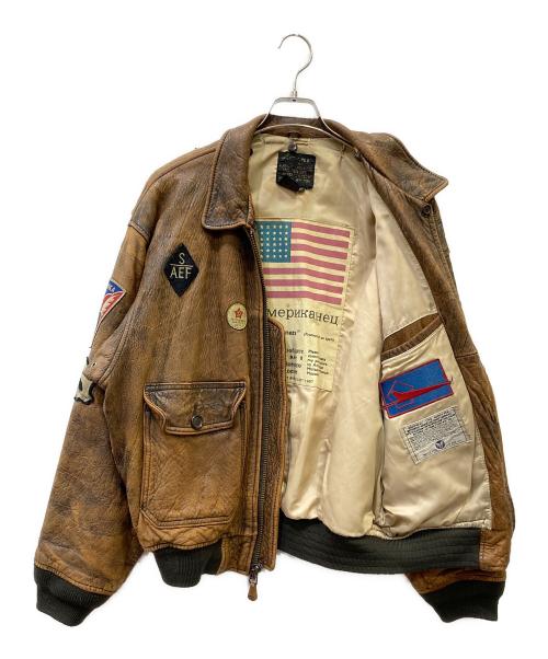 AVIREX（アヴィレックス）AVIREX (アヴィレックス) G-1フライトジャケット ブラウン サイズ:Mの古着・服飾アイテム