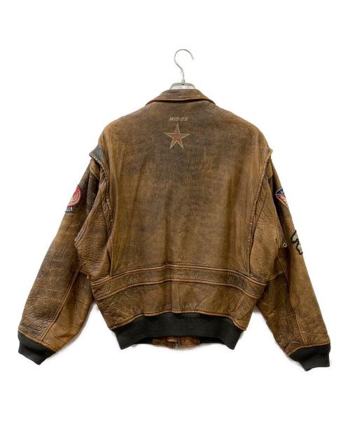 AVIREX（アヴィレックス）AVIREX (アヴィレックス) G-1フライトジャケット ブラウン サイズ:Mの古着・服飾アイテム