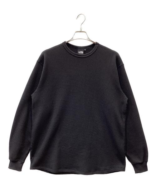 THE NORTH FACE（ザ ノース フェイス）THE NORTH FACE (ザ ノース フェイス) 長袖カットソー ブラック サイズ:Lの古着・服飾アイテム