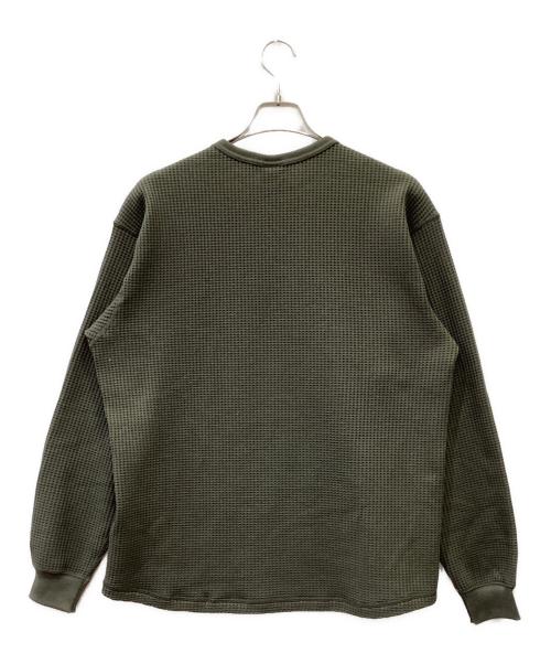 THE NORTH FACE（ザ ノース フェイス）THE NORTH FACE (ザ ノース フェイス) 長袖カットソー オリーブ サイズ:Lの古着・服飾アイテム