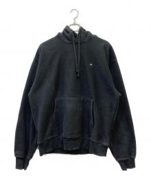 stussy（ステューシー）の古着「プルオーバーパーカー」｜ブラック