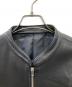 LIDnM (リドム) レザージャケット ブラック サイズ:SIZE L：5000円