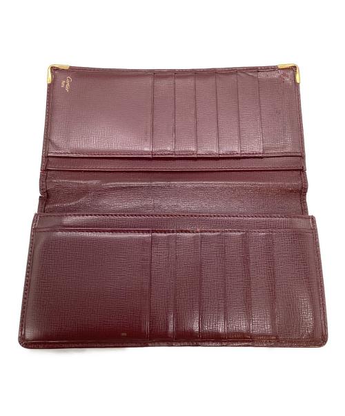 Cartier（カルティエ）Cartier (カルティエ) 長財布 ワインレッドの古着・服飾アイテム