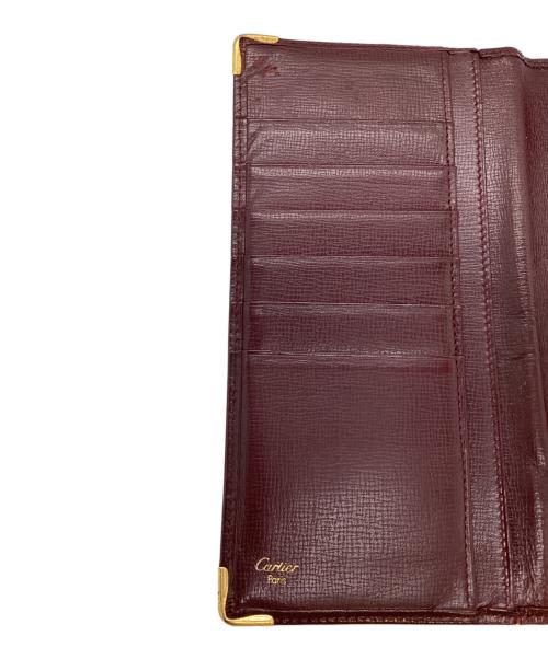 Cartier（カルティエ）Cartier (カルティエ) 長財布 ワインレッドの古着・服飾アイテム