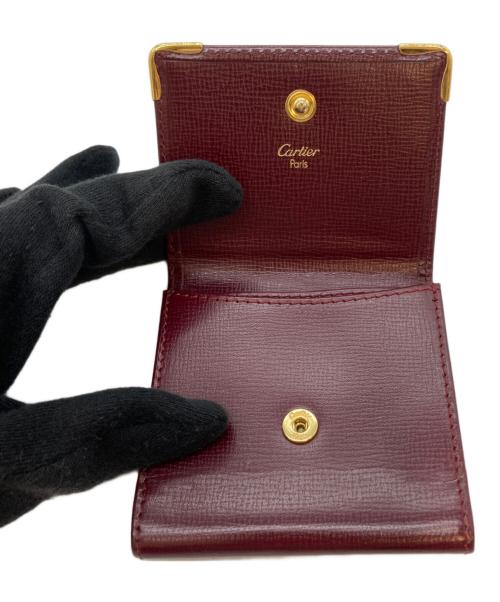 Cartier（カルティエ）Cartier (カルティエ) コインケース ボルドーの古着・服飾アイテム
