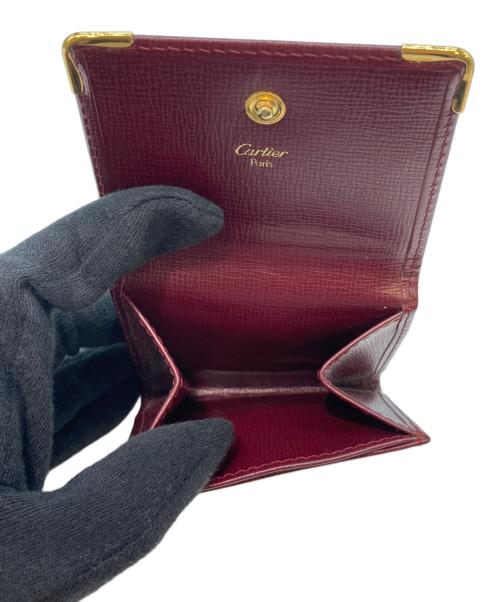 Cartier（カルティエ）Cartier (カルティエ) コインケース ボルドーの古着・服飾アイテム