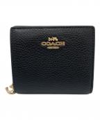 COACHコーチ）の古着「2つ折り財布」｜ブラック