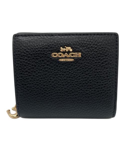 COACH（コーチ）COACH (コーチ) 2つ折り財布 ブラックの古着・服飾アイテム