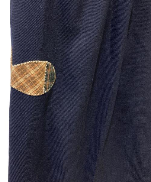 BROOK（ブルック）BROOK (ブルック) ツータックパンツ ネイビー サイズ:3 未使用品の古着・服飾アイテム